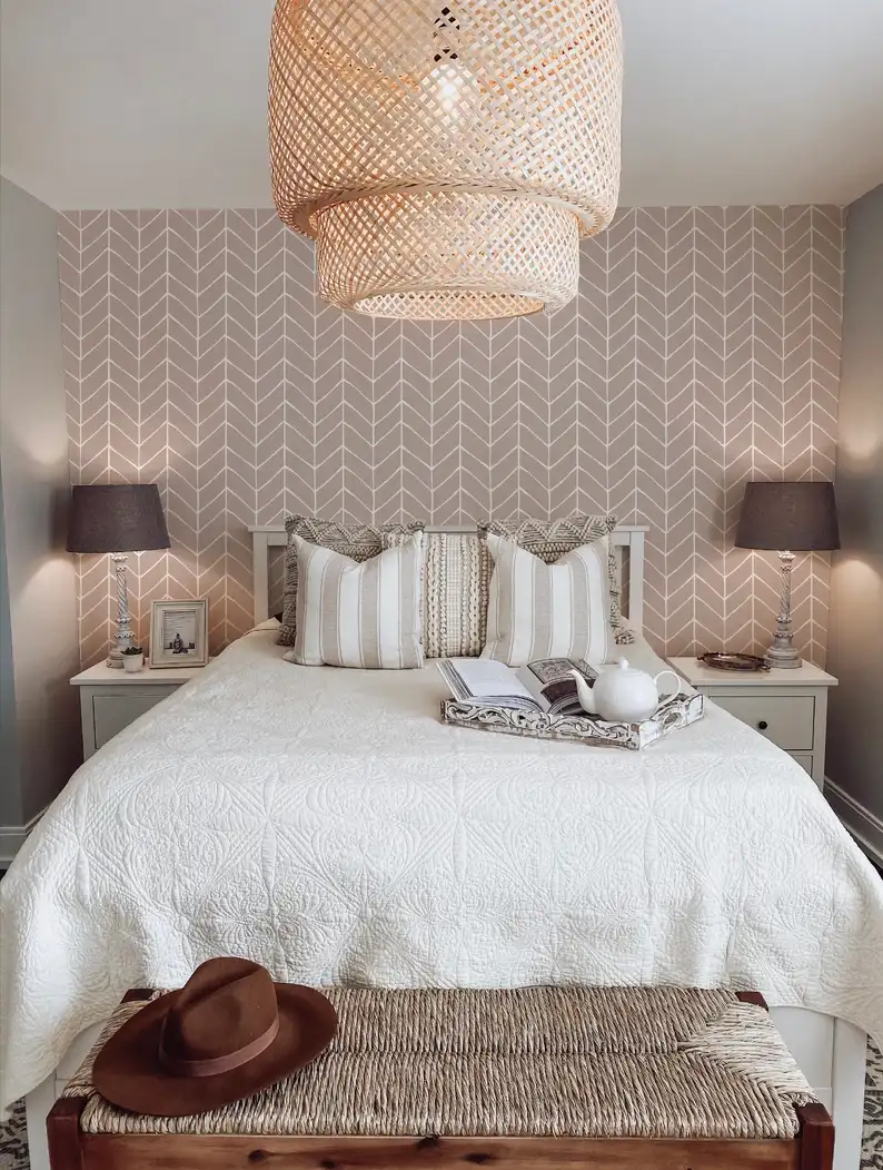 Wallpaper installation project in Hialeah, FL