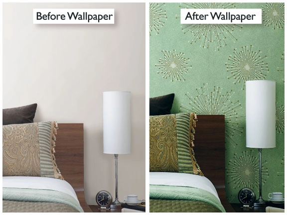 Wallpaper installation project in Davie, FL