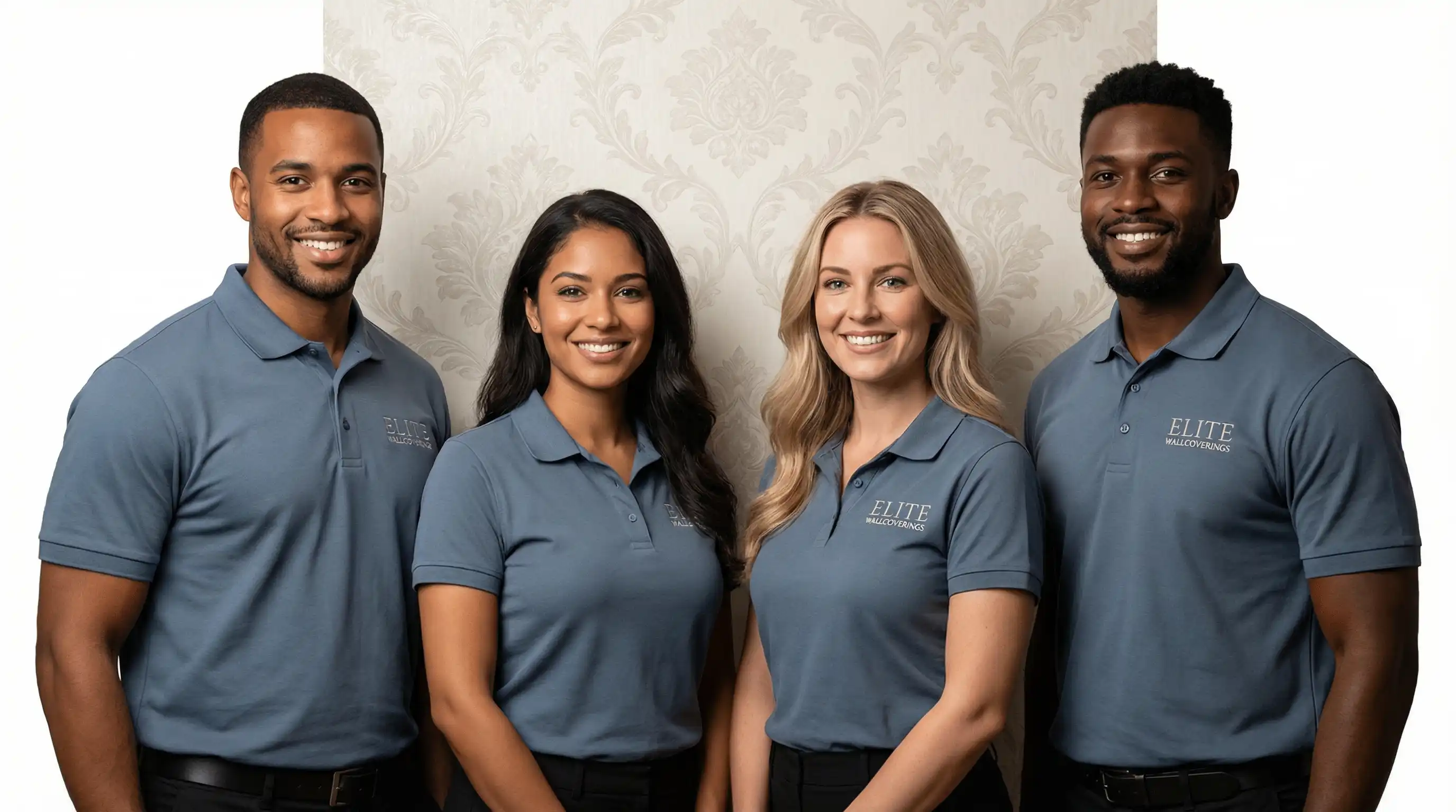 RHW Wallpaper Installers Inc professional team members in Miami