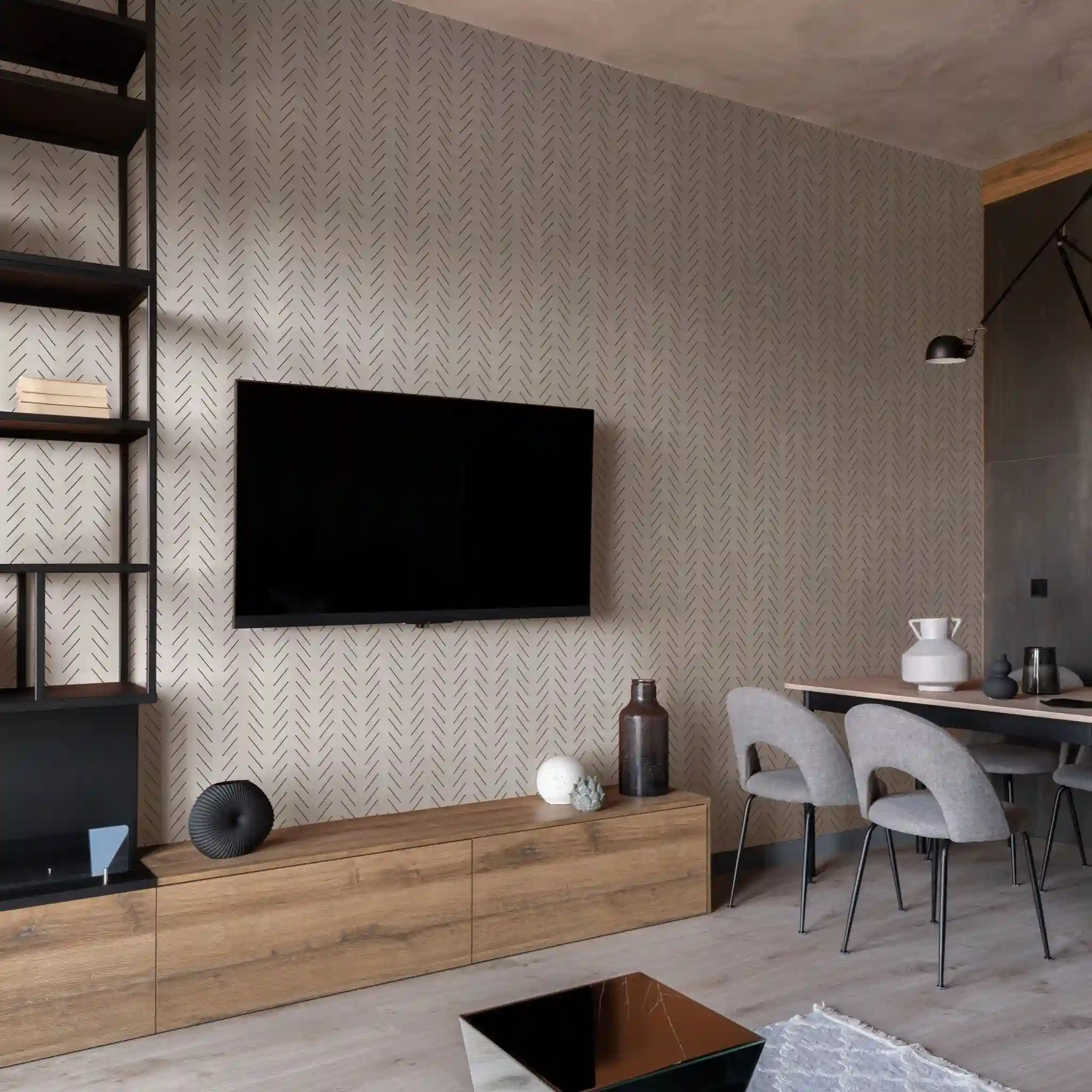 Wallpaper installation project in Pompano Beach, FL